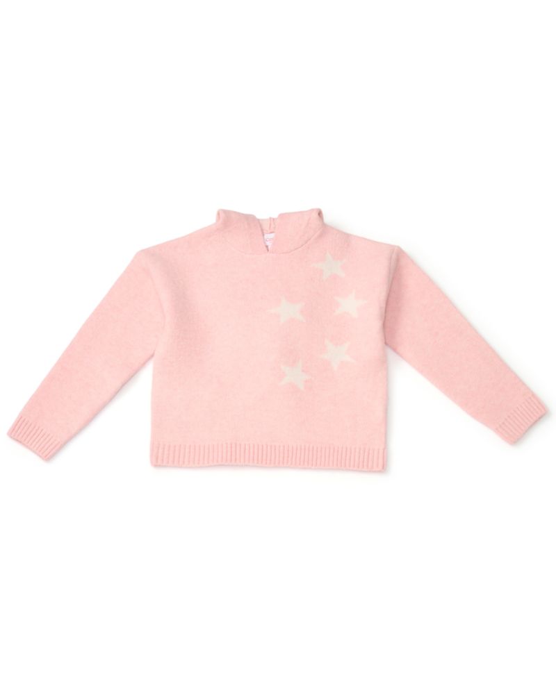 Girls' 7-16 Star-Print Long-Sleeve Hoodie