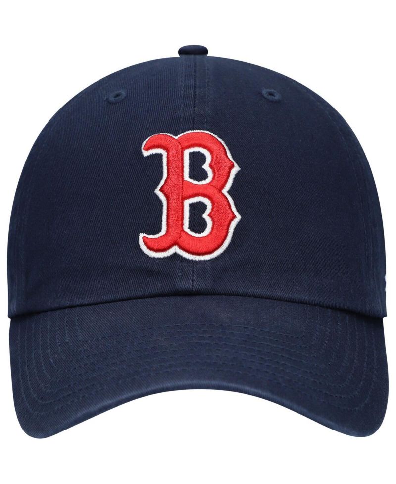 Men's Navy Boston Red Sox Clean Up Adjustable Hat