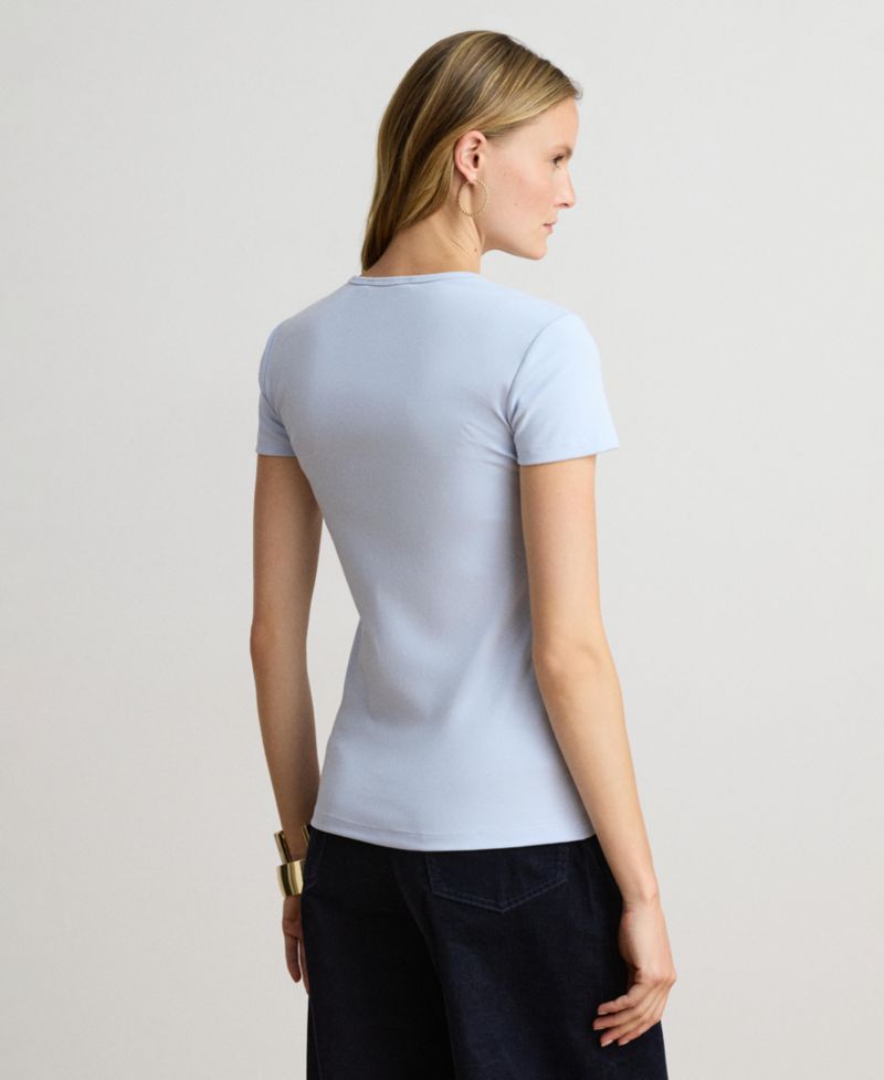 Stretch Knit T-Shirt, Regular & Petite