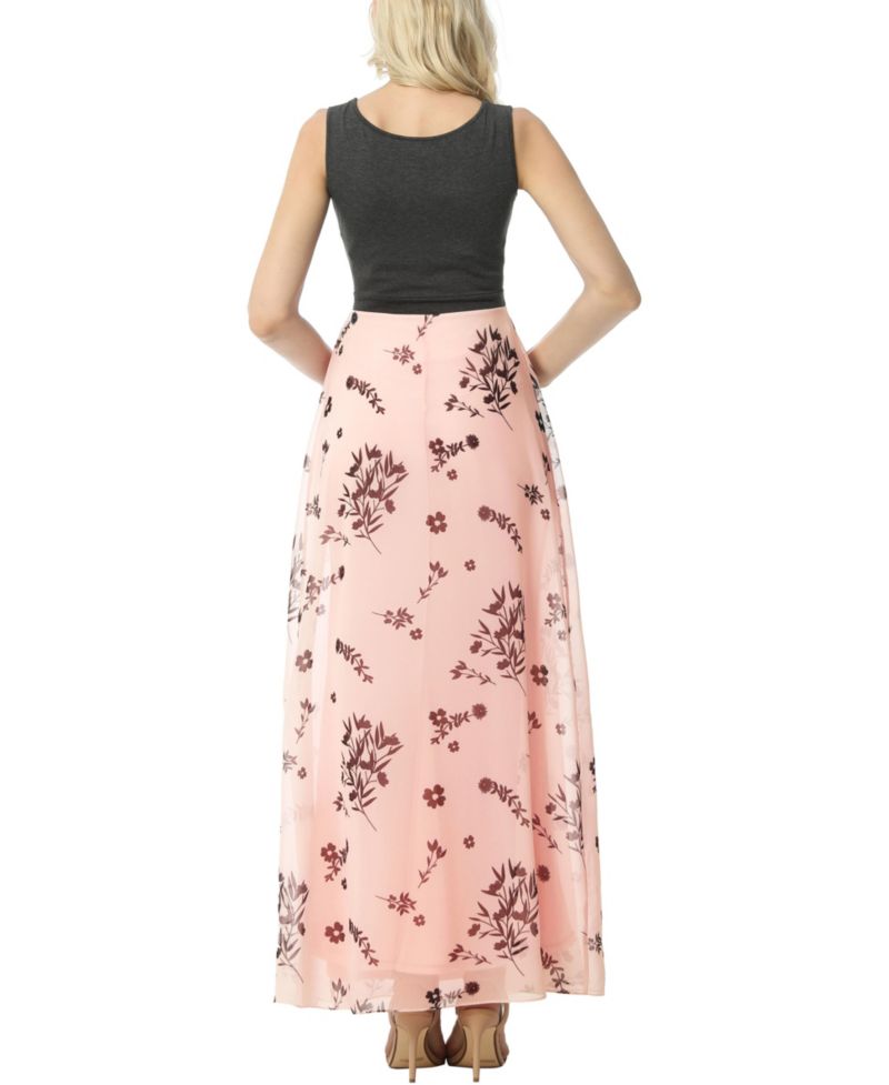 Women's Floral Print Maxi Dress