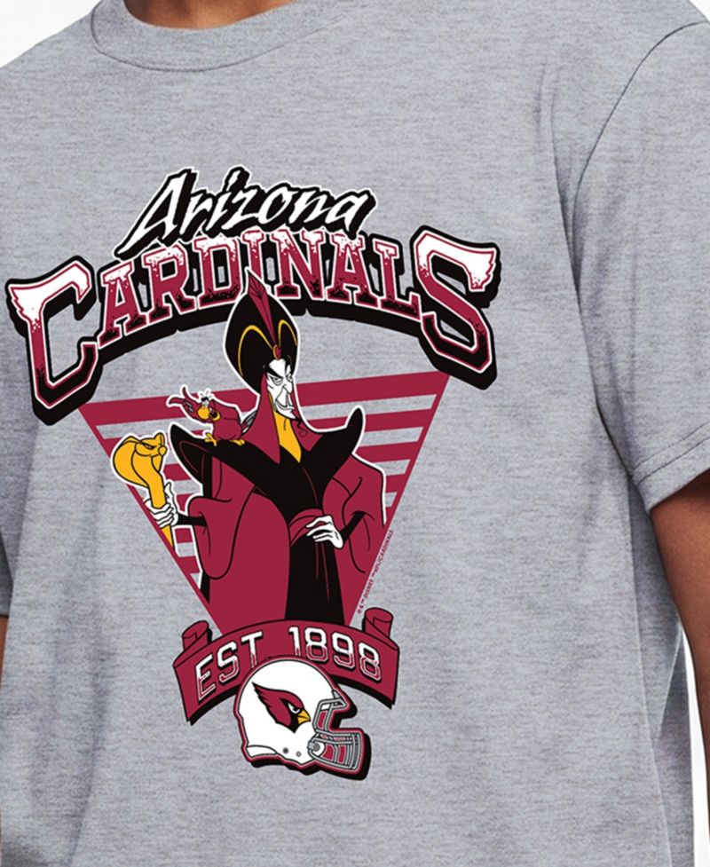 Big Boys and Girls Heather Gray Arizona Cardinals Disney X Champion T-Shirt