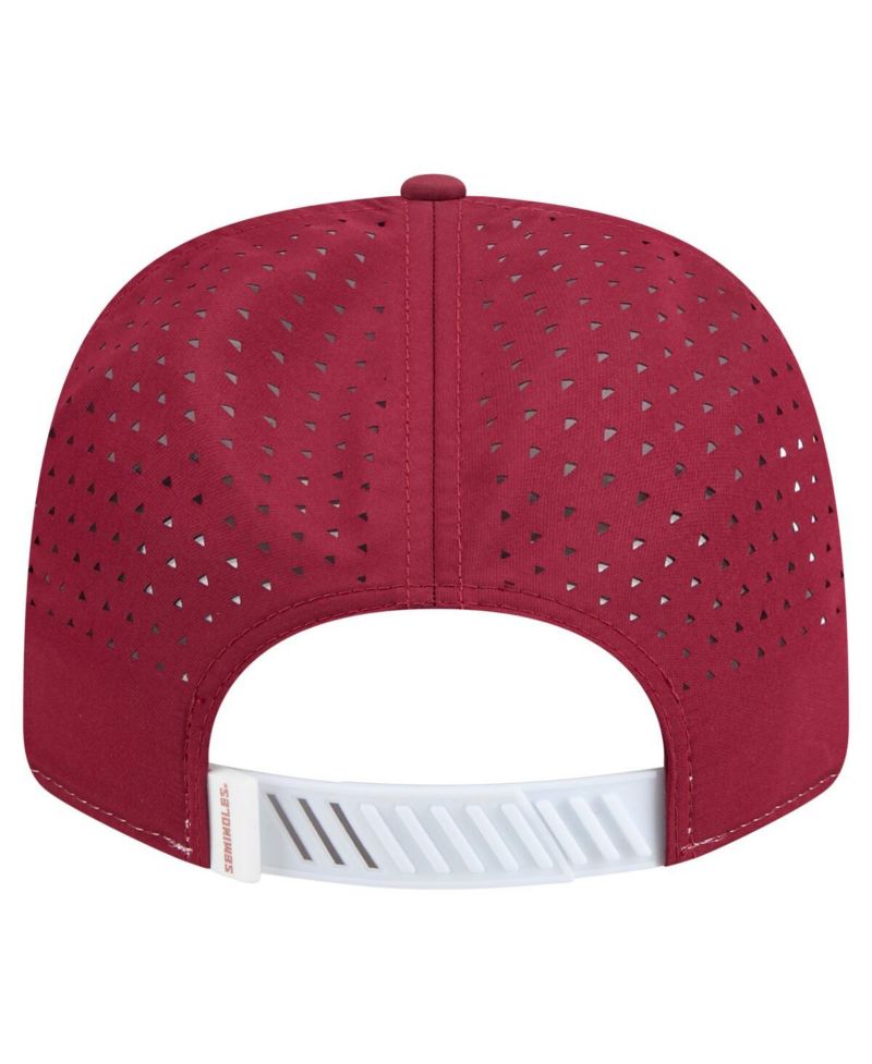 Men's White/Garnet Florida State Seminoles Perforated Patched 9SEVENTY Adjustable Hat