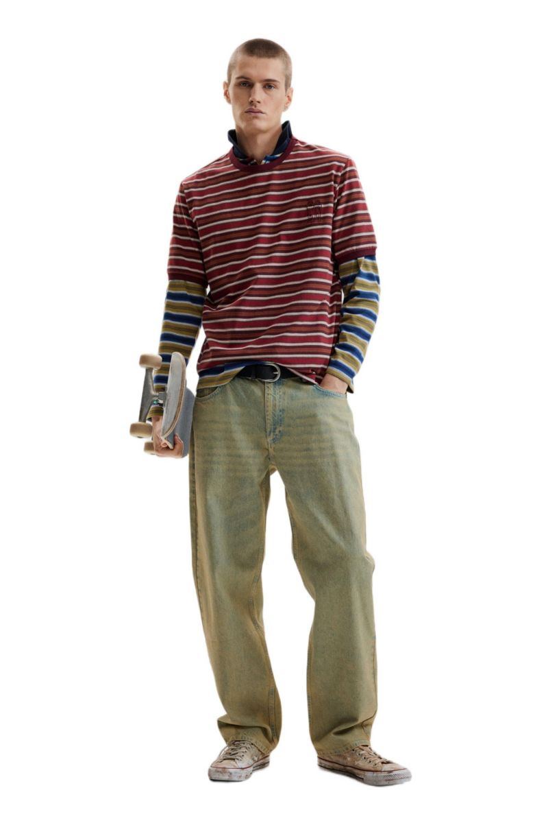 Men's Striped knit t-shirt