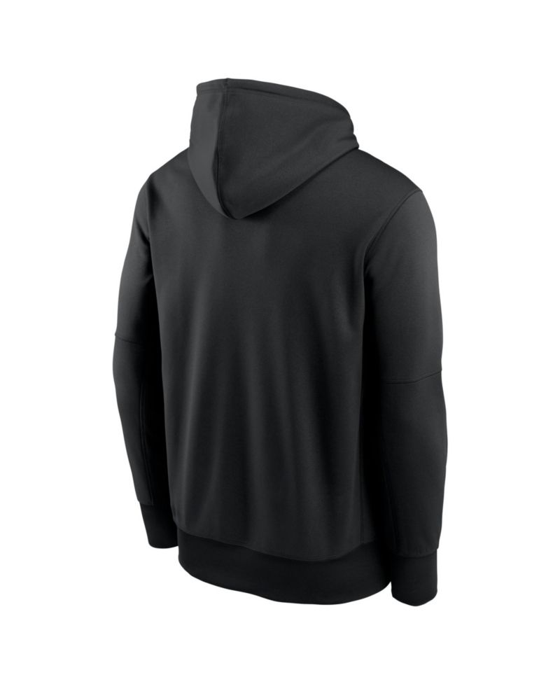 Men's Black San Francisco Giants Primary Wordmark Therma Hoodie