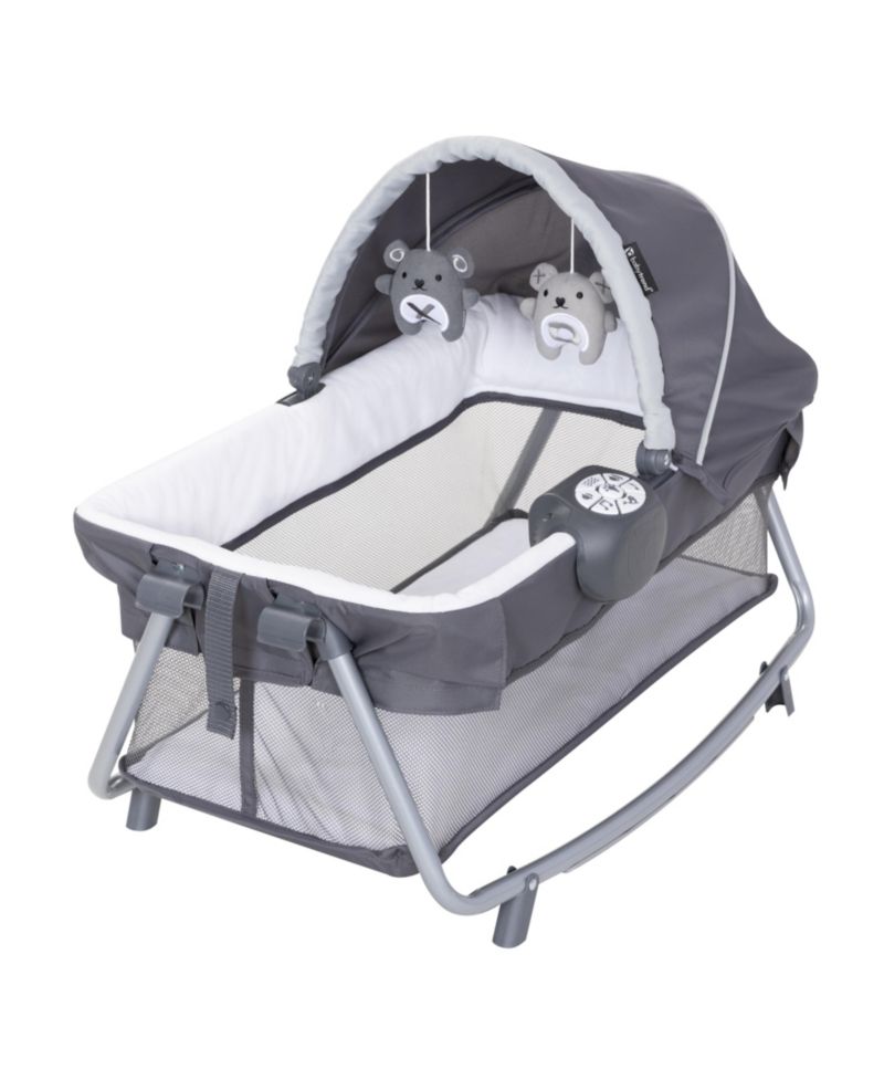Baby Lil Snooze Deluxe III For Twins - Cozy Grey