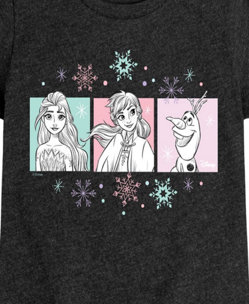 Big Girls Frozen 2 Graphic Short Sleeve Tee