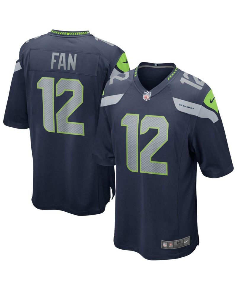 Men's 12s College Navy Seattle Seahawks Team Game Jersey