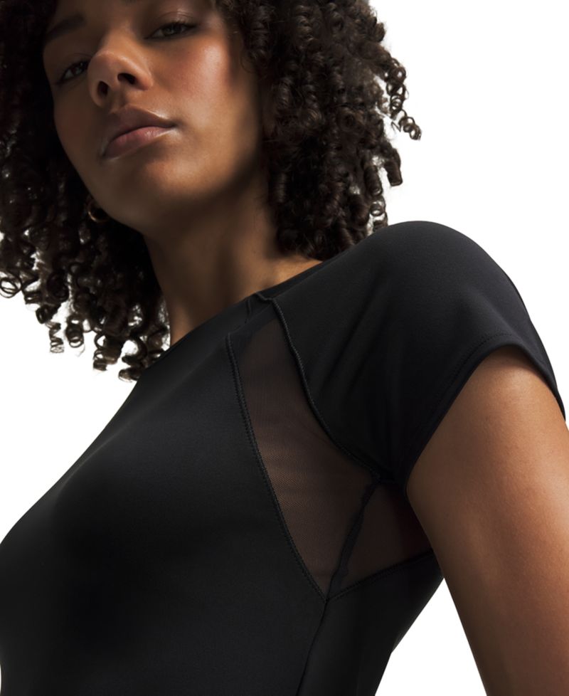 Women's Motion Mesh Short-Sleeve Top