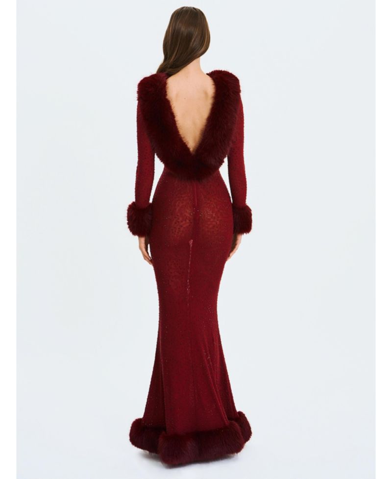 Women's Mellie Regular-Length Rhinestone Mermaid Gown
