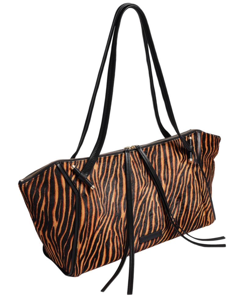 Highline East West Haircalf Top-Zip Tote Handbag