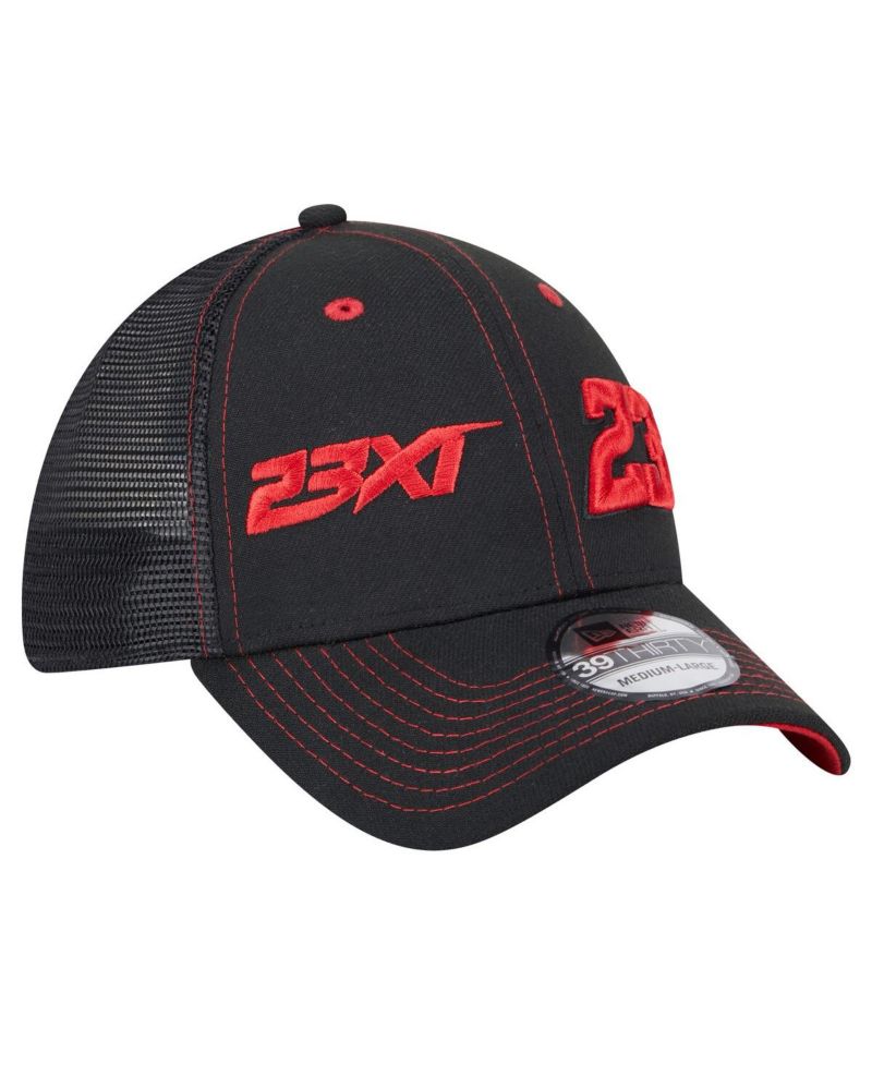 Men's Black Bubba Wallace Driver 39THIRTY Trucker Fitted Hat