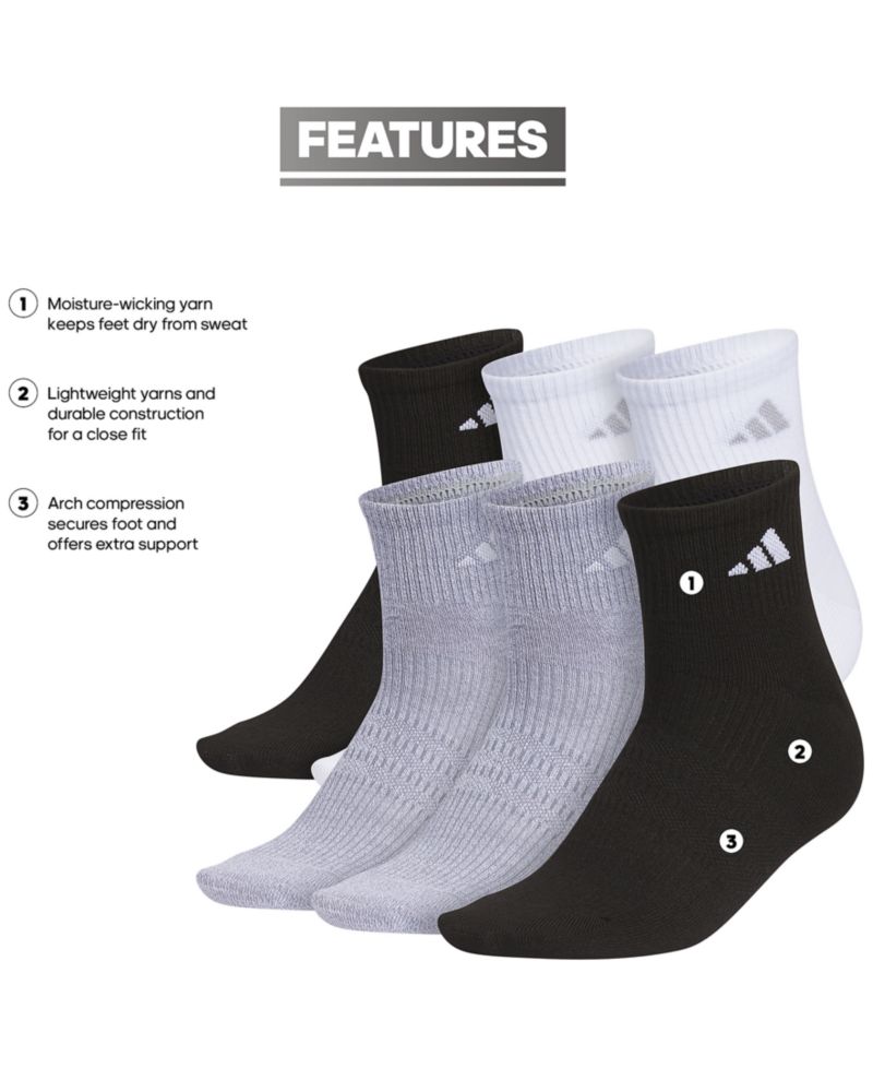 Women's 6-Pk. Superlite 3.0 Quarter Socks