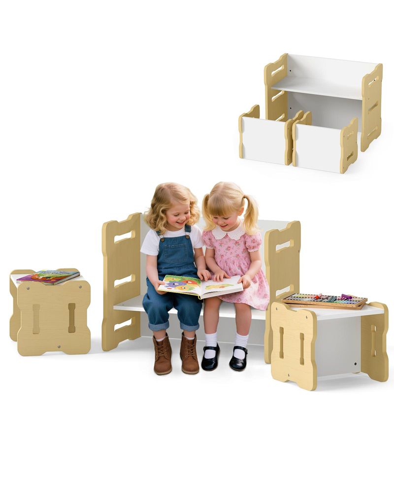3 Piece Toddler Table and Stool Activity Set