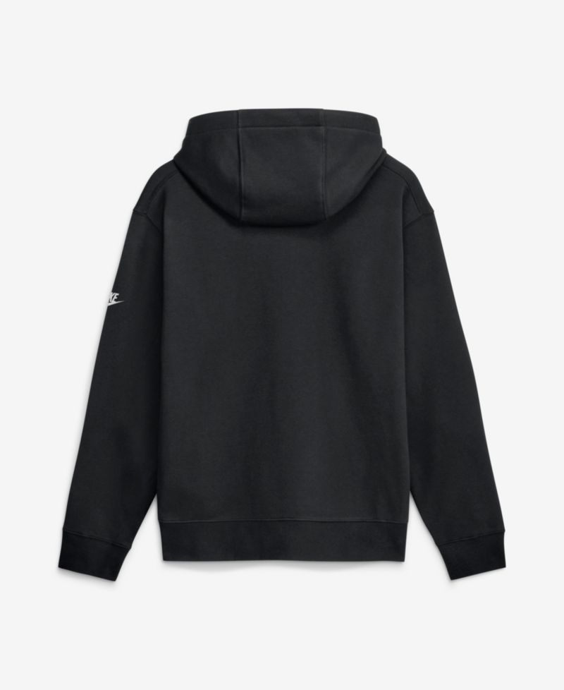 Men's Black Las Vegas Raiders Short Pass Rewind Club Fleece Hoodie