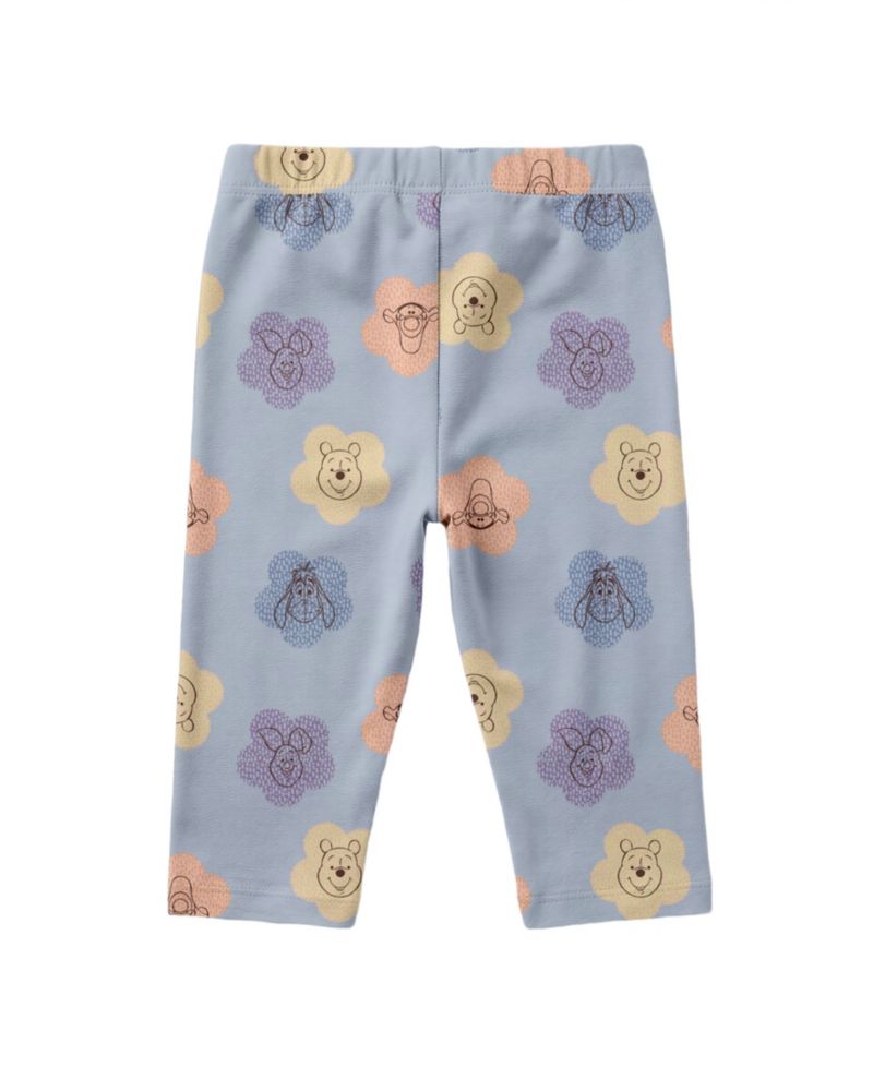 Baby Girls' Winnie-the-Pooh Print Jacket, Bodysuit and Pants, 3-Piece Set