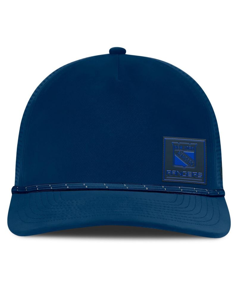Men's Blue New York Rangers Captain Rope Adjustable Hat