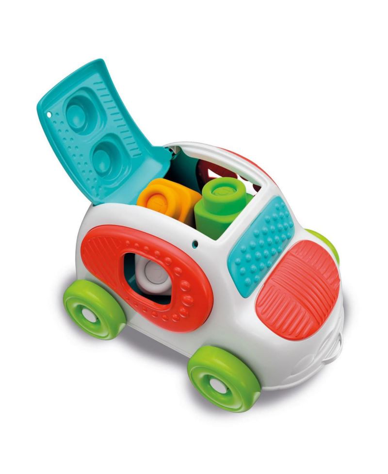 Baby Clemmy Baby Soft Clemmy - Sensory Car - 8 Pieces