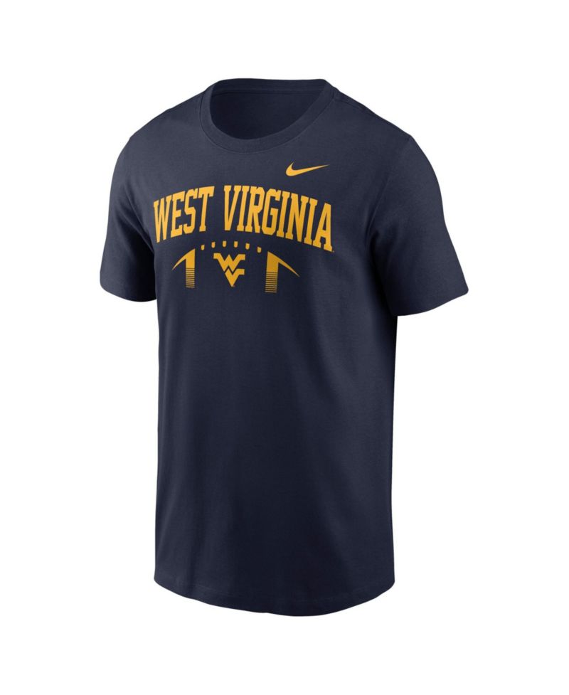 Men's Navy West Virginia Mountaineers Primetime Football Icon T-Shirt