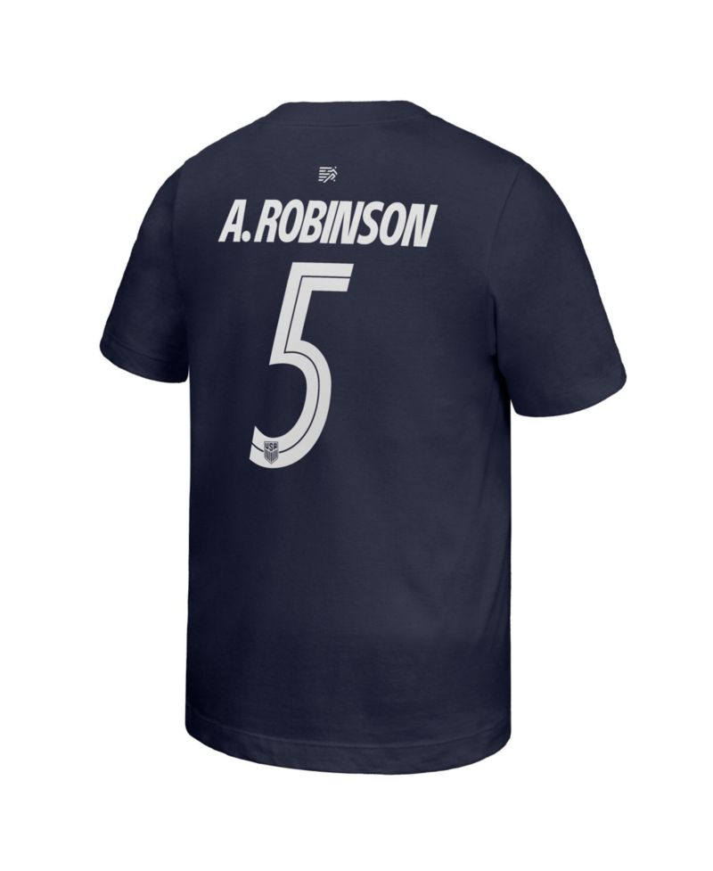 Big Boys and Girls Antonee Robinson Navy USMNT Away Player Name & Number T-Shirt