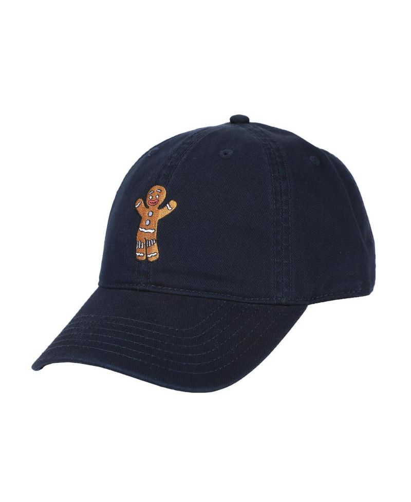 Men's Embroidered Gingy Navy Unstructured Baseball Cap