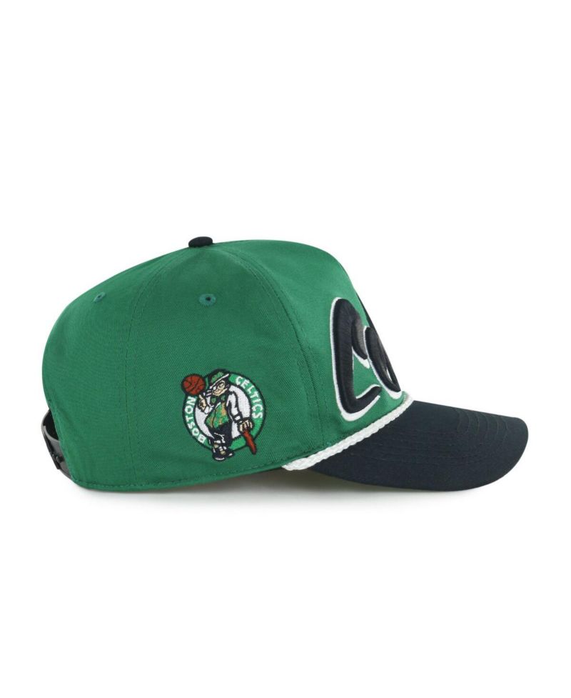 Men's Kelly Green/Black Boston Celtics Drop Shadow Rope Hitch Adjustable Hat