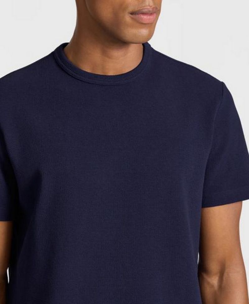 Men's Wilton Textured Crewneck Classic-Fit T-Shirt
