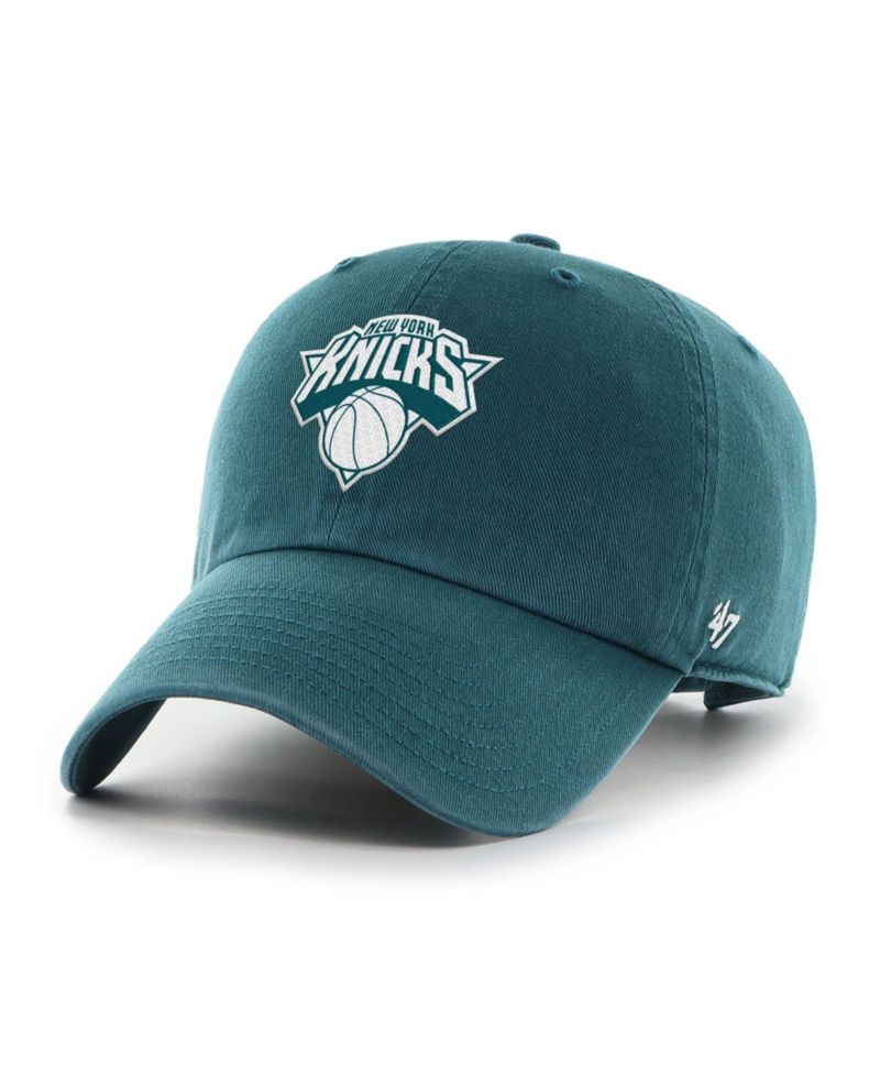 Men's and Women's '47 Green New York Knicks Color Pack Clean Up Adjustable Hat