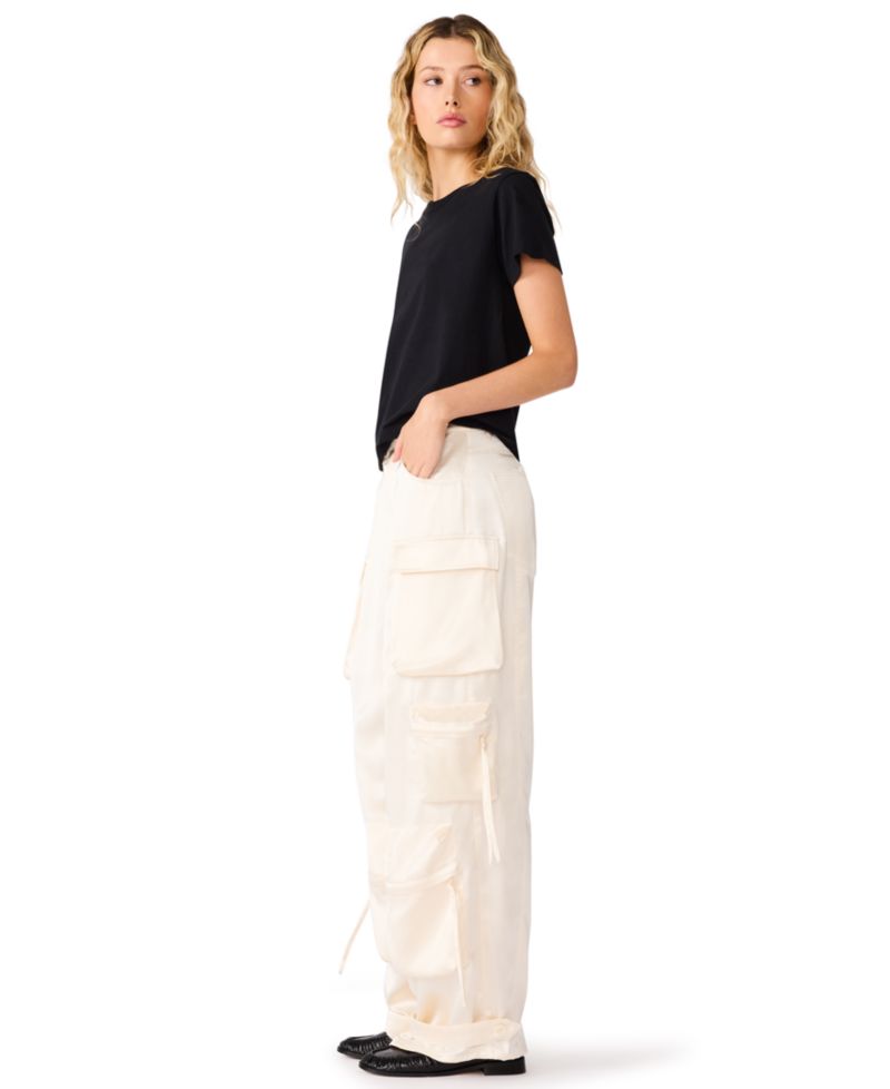Women's Duo Wide-Leg Drawstring Cargo Pants