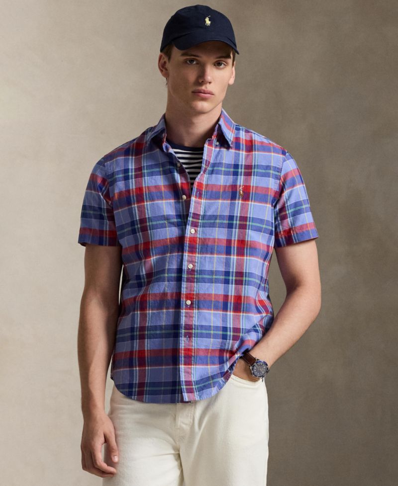 Men's Classic-Fit Short-Sleeve Oxford Shirt