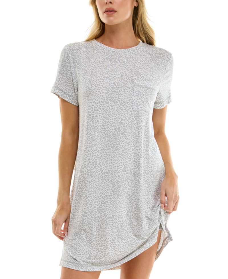 Women's Short-Sleeve Crewneck Sleep Shirt