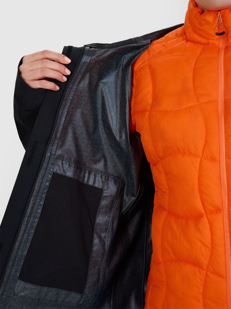 Women's Waterproof Trekking Hardshell Jacket 15,000 Membrane