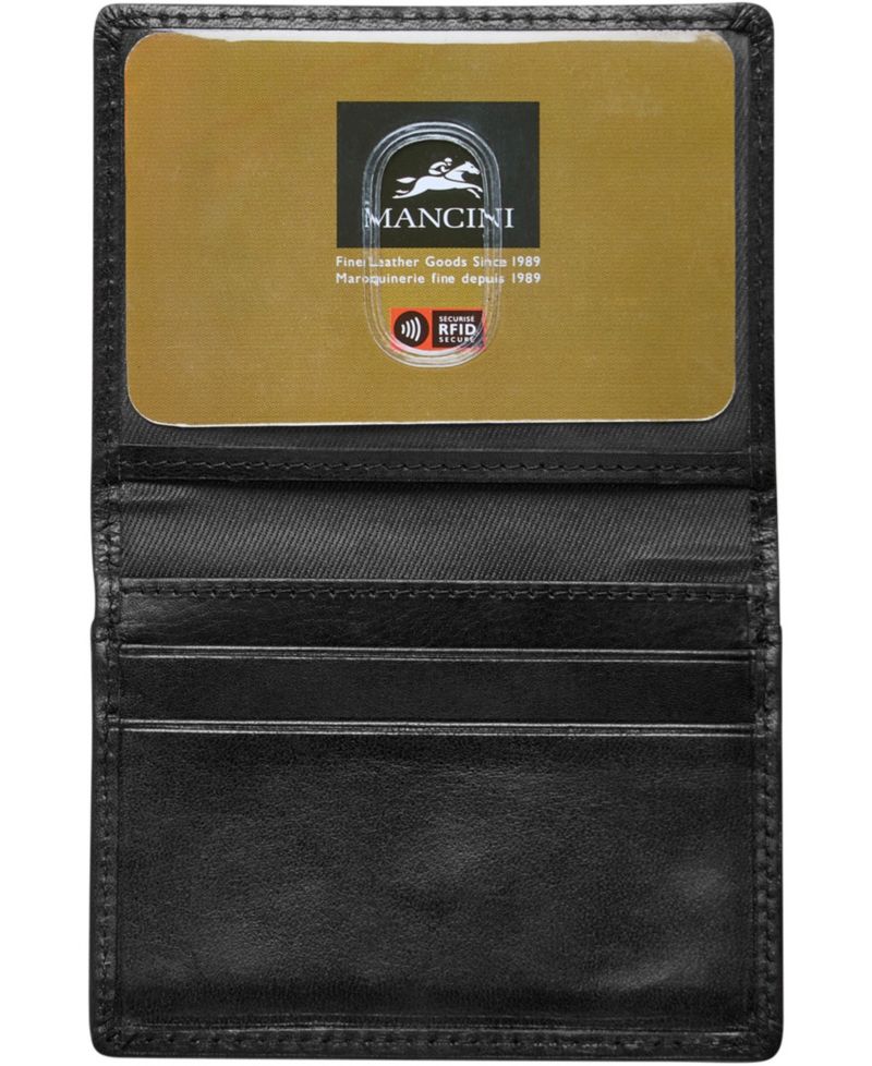 Men's Boulder Collection RFID Secure Billfold with Removable Left Wing Passcase
