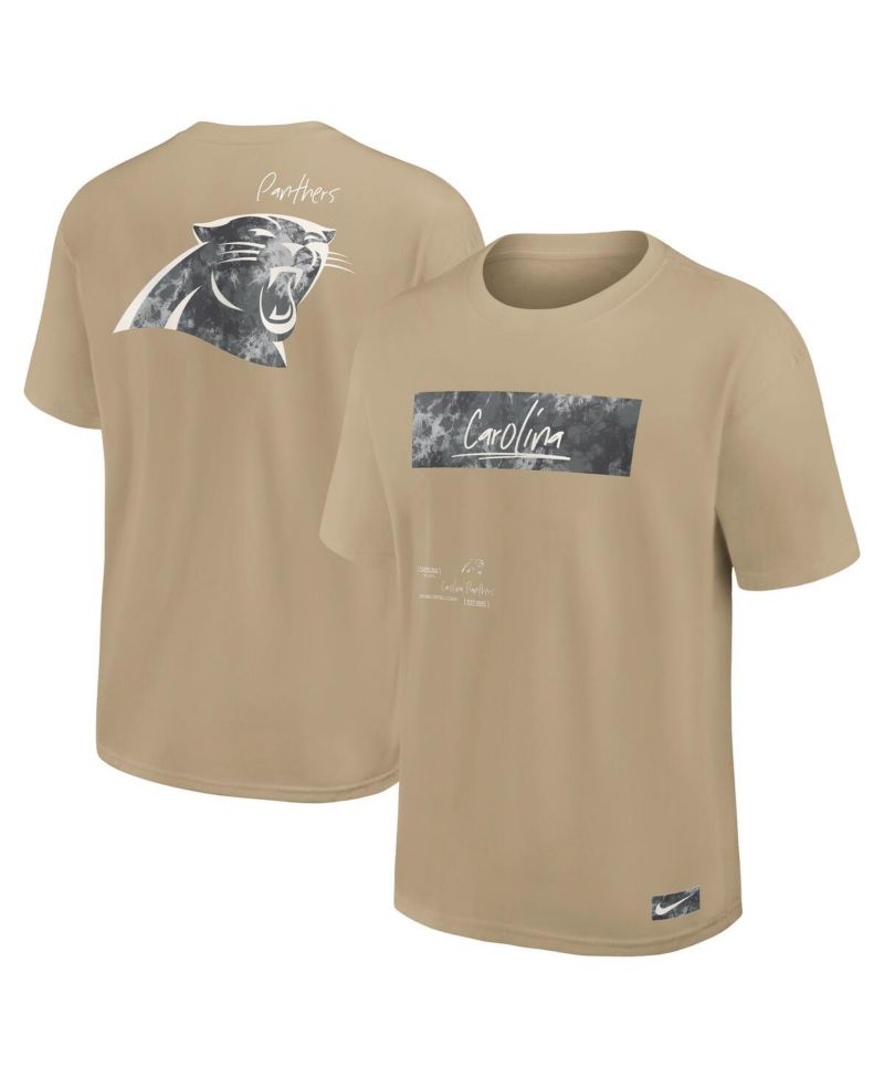 Men's Tan Carolina Panthers Statement Max90 T-Shirt
