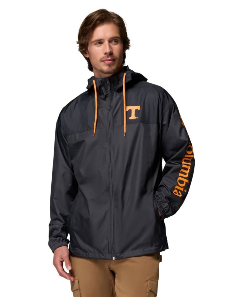Men's Black Tennessee Volunteers Flash Challenger II Full-Zip Hooded Windbreaker