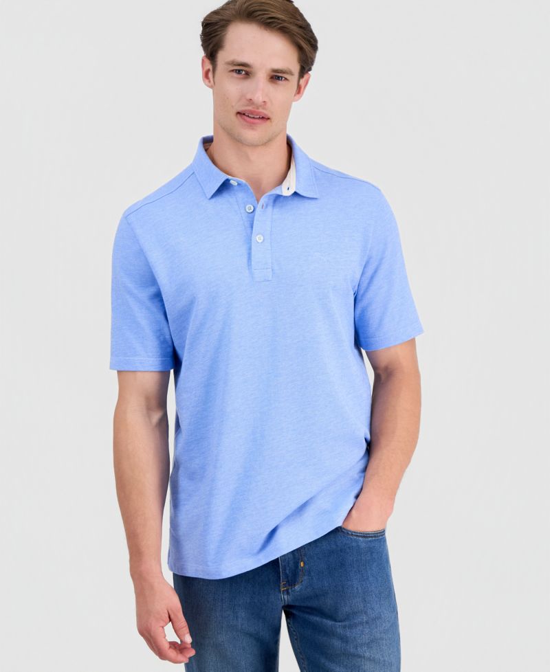 Men's Anchored Short Sleeve Polo Shirt