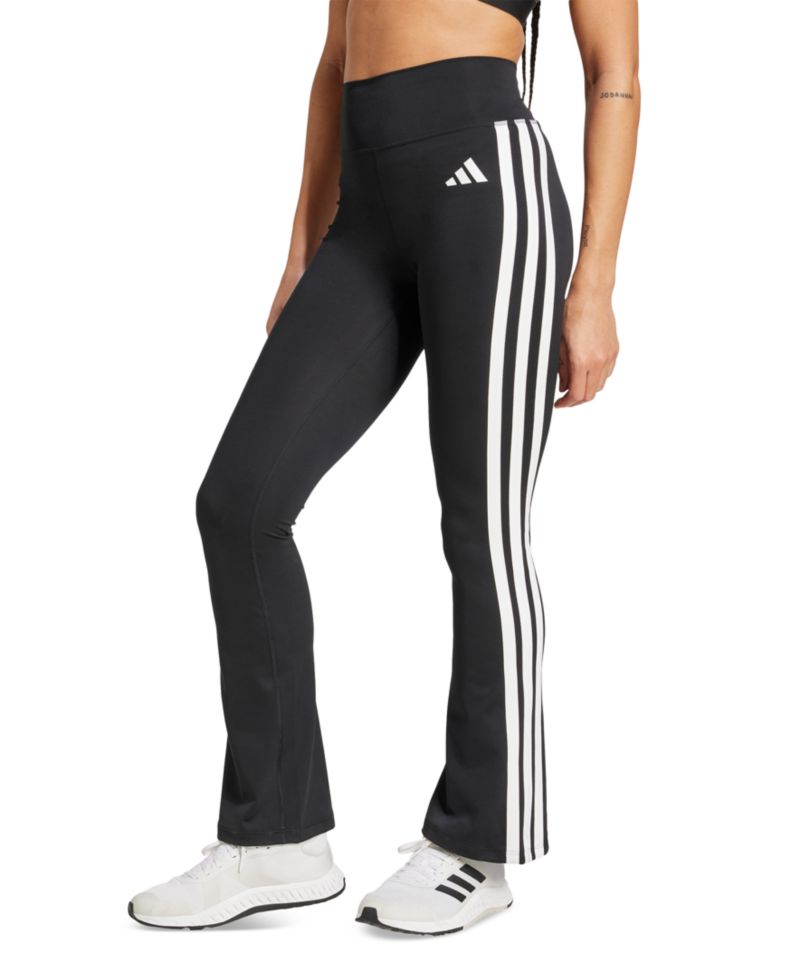 Women's Optime Essentials 3-Stripes Flared Leggings
