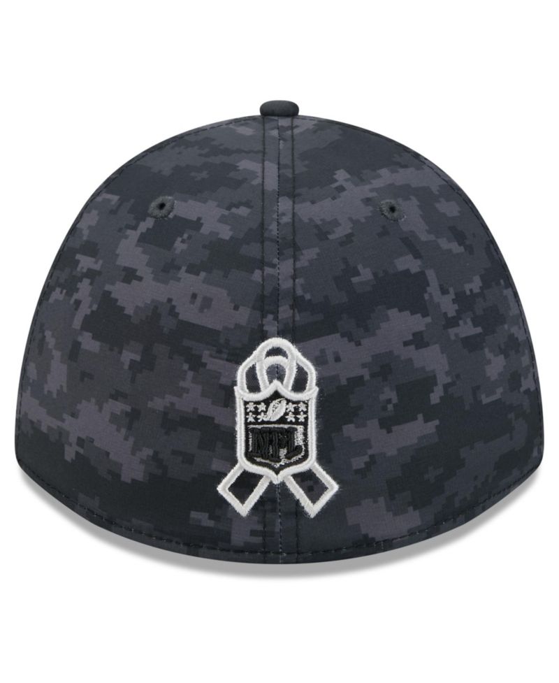 Men's Black New England Patriots 2026 Salute to Service 39THIRTY Flex Hat