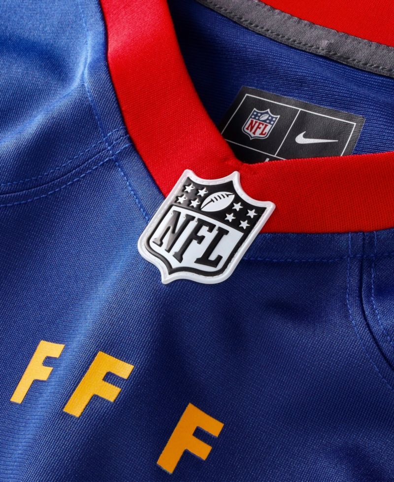 Men's Blue France National Team x NFL Game Jersey