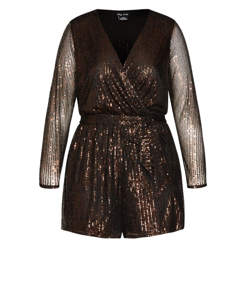 Women's Sequin Playsuit