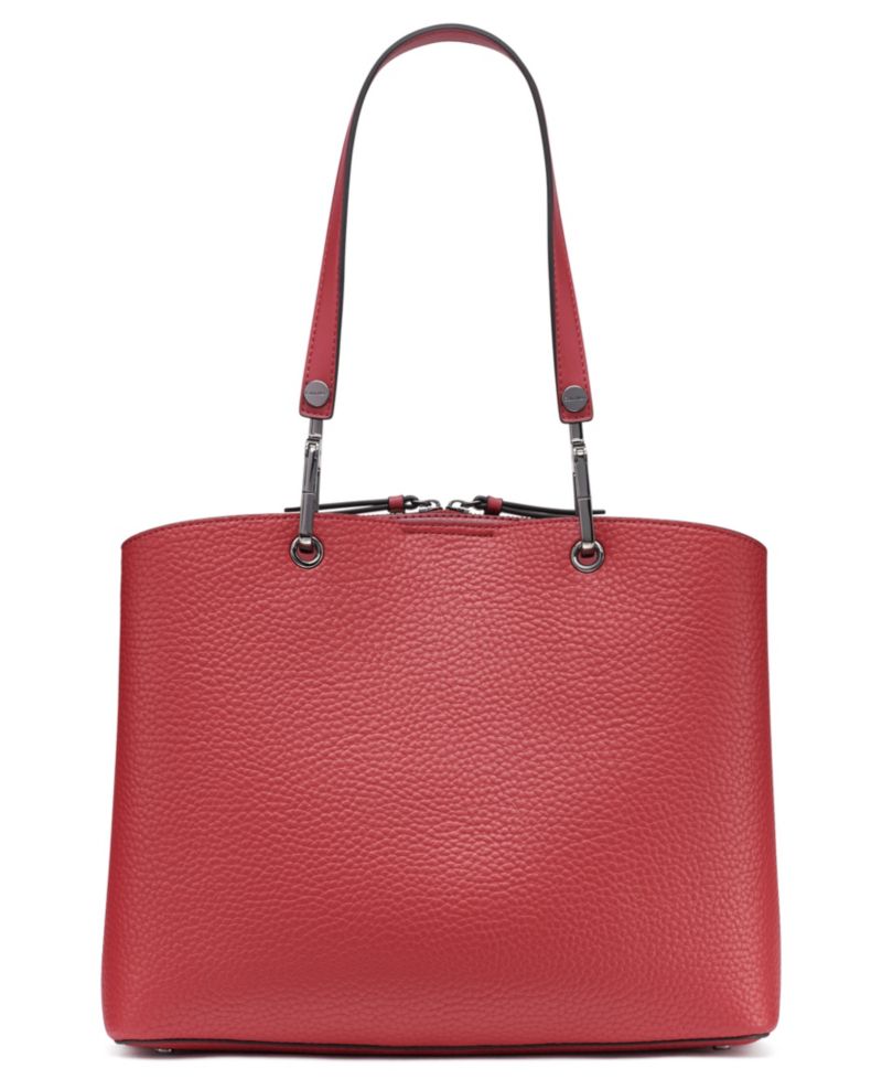 Garnet Large Triple Compartment Tote Handbag