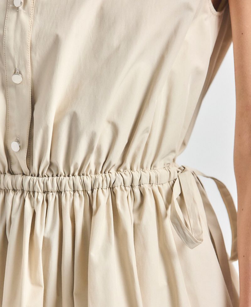 Women's Tristan Sleeveless Drawstring Shirt Dress