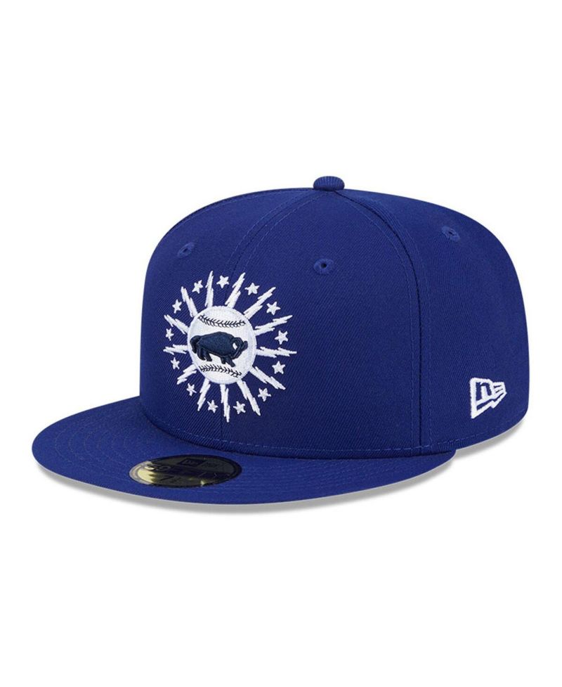 Men's Dark Blue Buffalo Bisons Theme Nights 59FIFTY Fitted Hat