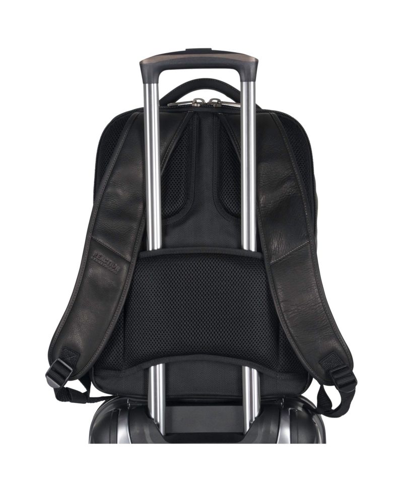 Full-Grain Colombian Leather 16" Laptop Tablet Travel Backpack