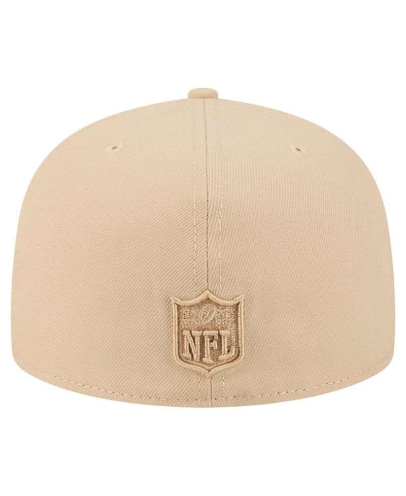 Men's Light Beige Miami Dolphins Color Pack A-Frame 59FIFTY Fitted Hat