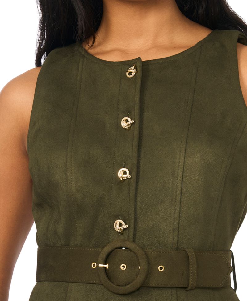 Women's A-Line V-Neck Midi Dress