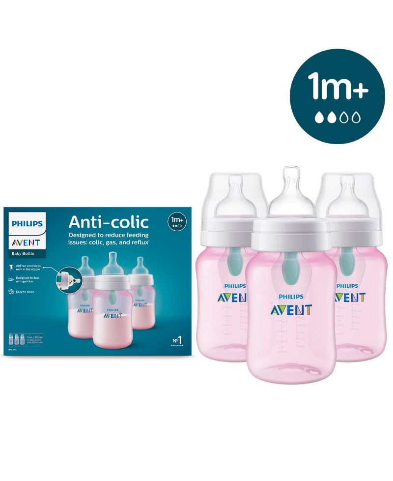 Baby Philips Anti-Colic Baby Bottles 3pk, 9oz