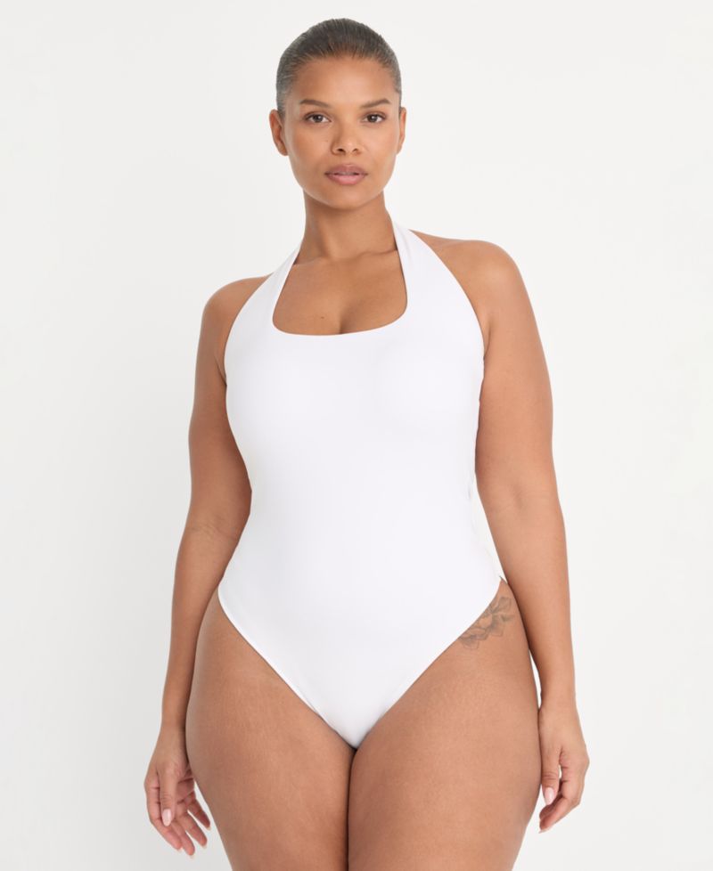 Women's Halter Square Neck Bodysuit