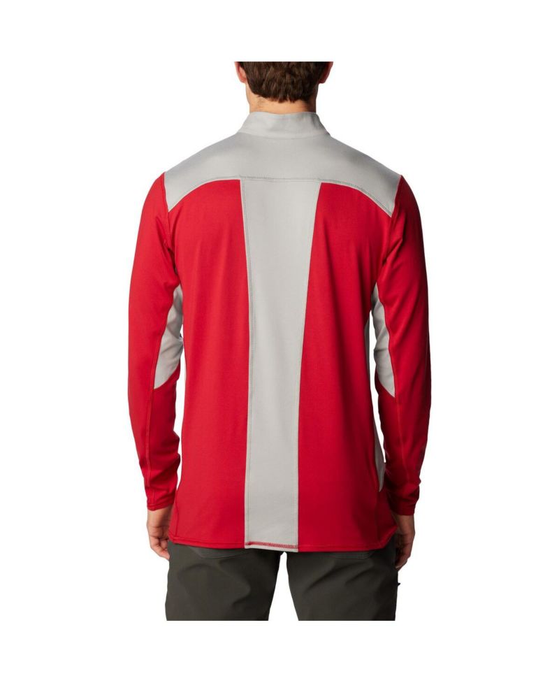 Men's Crimson Washington State Cougars Tech Trail™ Omni-Shade Quarter-Zip Jacket