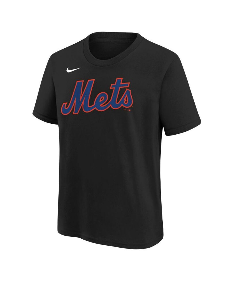 Big Boys and Girls Juan Soto Black New York Mets Name & Number T-Shirt