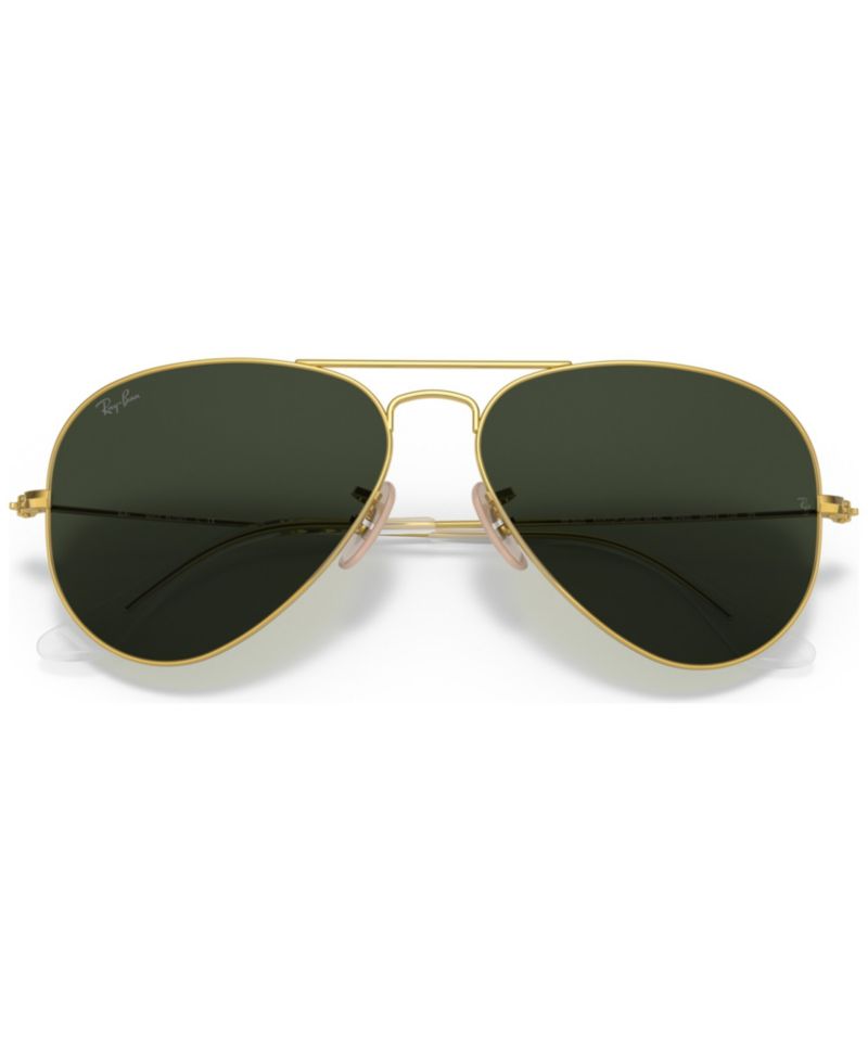 Unisex Aviator Aviation Collection Sunglasses, RB3025 AVIATOR LA 58